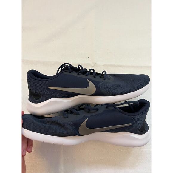 Nike Flex Experience RN 9 Sneakers Men Sz 14 Blue Metallic Grey CD0225 401‎ main image 5